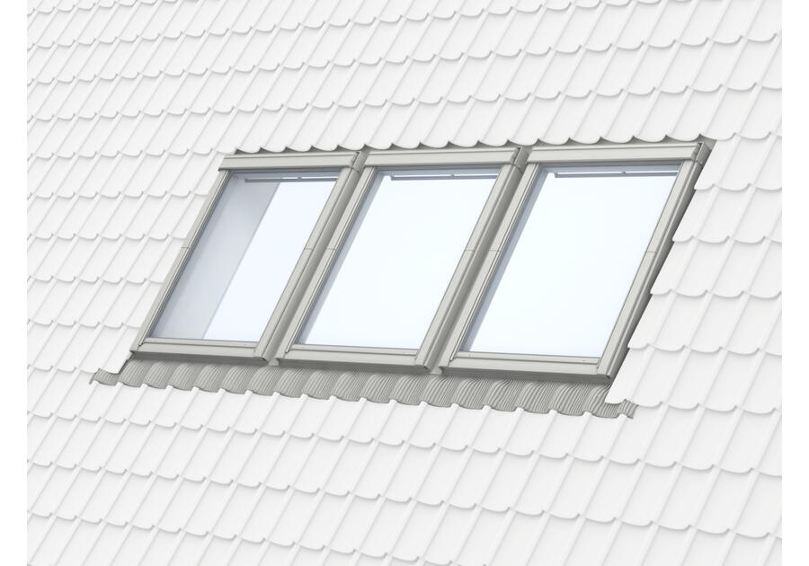 Zdjęcie: Kołnierz kombi EKW PK08 0002G element środkowy VELUX