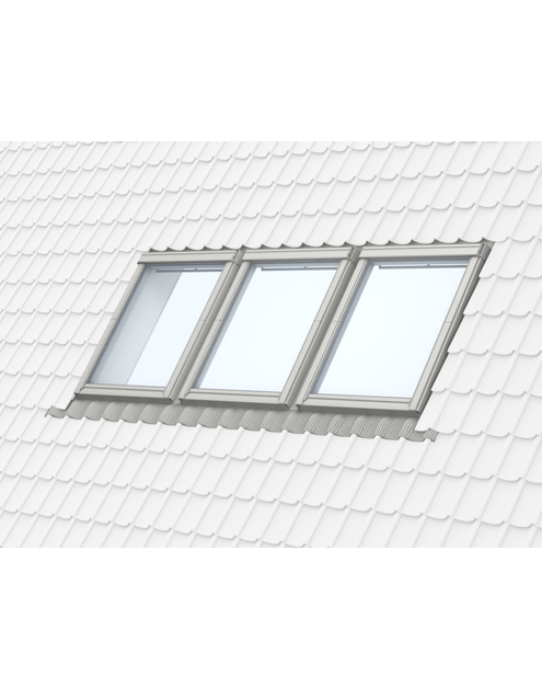 Zdjęcie: Kołnierz kombi EKW PK08 0002G element środkowy VELUX