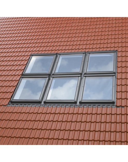 Zdjęcie: Kołnierz kombi EKW PK08 0002G element środkowy VELUX
