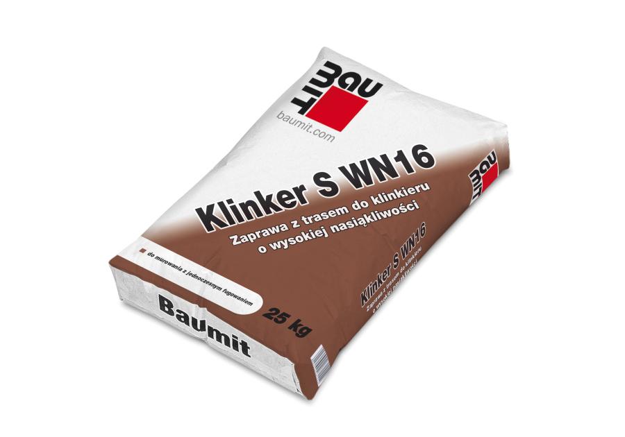 Zdjęcie: Zaprawa z trasem do klinkieru o wysokiej nasiąkliwości Klinker S WN16 - brąz BAUMIT