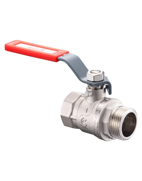 Zdjęcie: Zawór kulowy z rączką S30 W/Z 1/2", PN30 pełen nikiel CALIDO