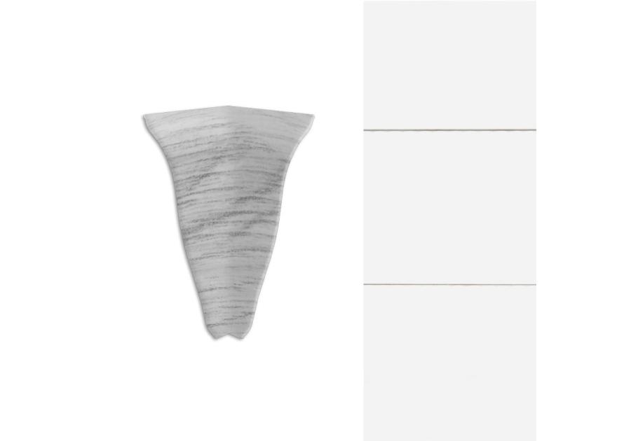 Zdjęcie: Narożnik wewnętrzny do listwy LM55 1 szt. biały mat ARBITON