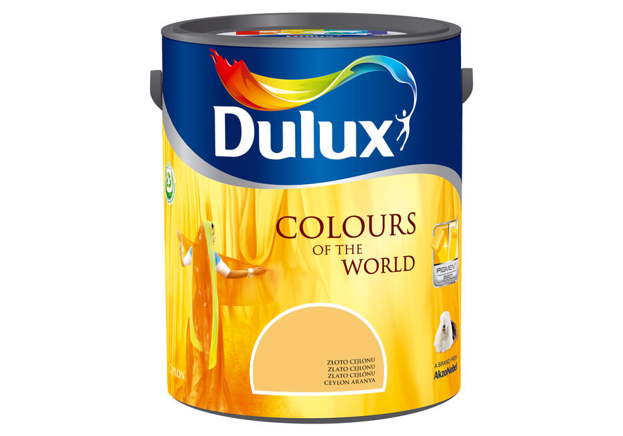 Zdjęcie: Farba do wnętrz Kolory Świata 5 L złoto cejlonu DULUX