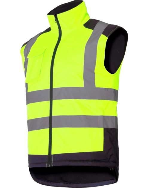 Zdjęcie: Kamizelka ostrzegawcza dwustronna, żółta, S, CE, LAHTI PRO