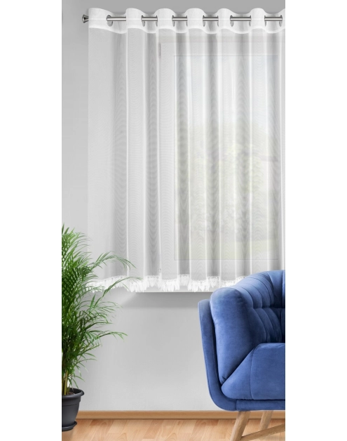 Zdjęcie: Firana gotowa Sylvi 300 x 150 cm biały EUROFIRANY