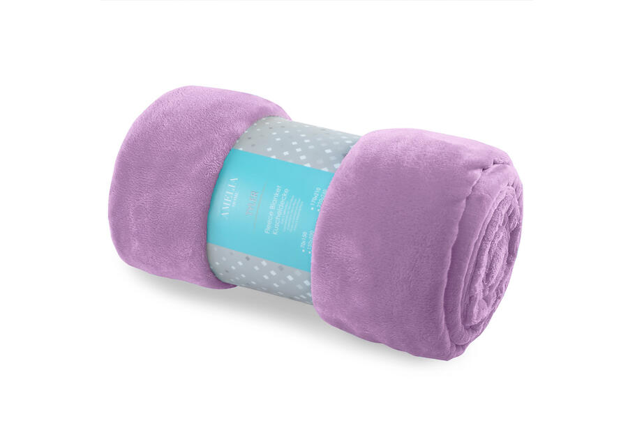 Zdjęcie: Koc Tyler lila 70x150 cm AMELIA HOME