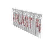 Zdjęcie: Listwa PVC zakończeniowa z siatką BP22 L250 10 mm biała BELLA PLAST