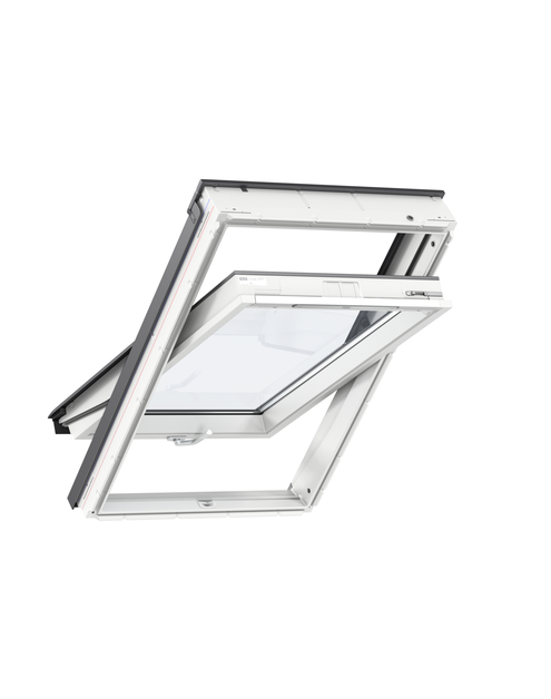 Zdjęcie: Okno GLU 0051B drewniano-poliuretanowe otwierane od dołu, 78x98 cm VELUX