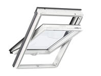 Zdjęcie: Okno GLU 0051B drewniano-poliuretanowe otwierane od dołu, 78x98 cm VELUX