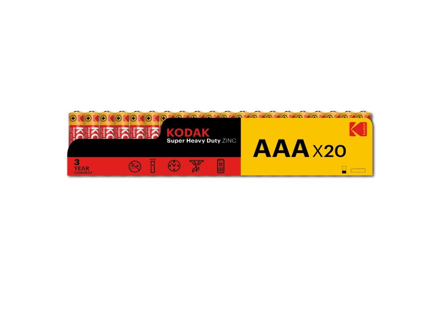 Zdjęcie: Baterie AA R6 - 20 sztuk x 68, AAA R3 - 20 sztuk x 32 stand KODAK