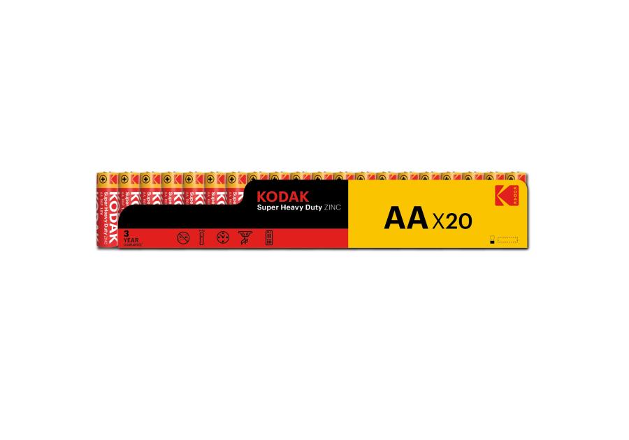 Zdjęcie: Baterie AA R6 - 20 sztuk x 68, AAA R3 - 20 sztuk x 32 stand KODAK