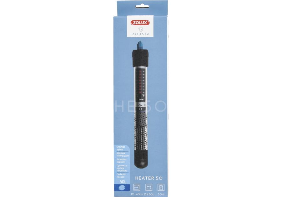Zdjęcie: Grzałka do akwarium 50 W, 25-50 L ZOLUX