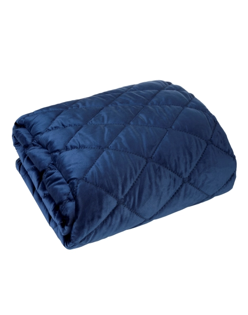 Zdjęcie: Narzuta dekoracyjna Amareta 200x220 cm cm granatowa EUROFIRANY