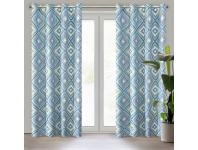 Zdjęcie: Zasłona gotowa Malvia 140x250 cm turkusowy EUROFIRANY