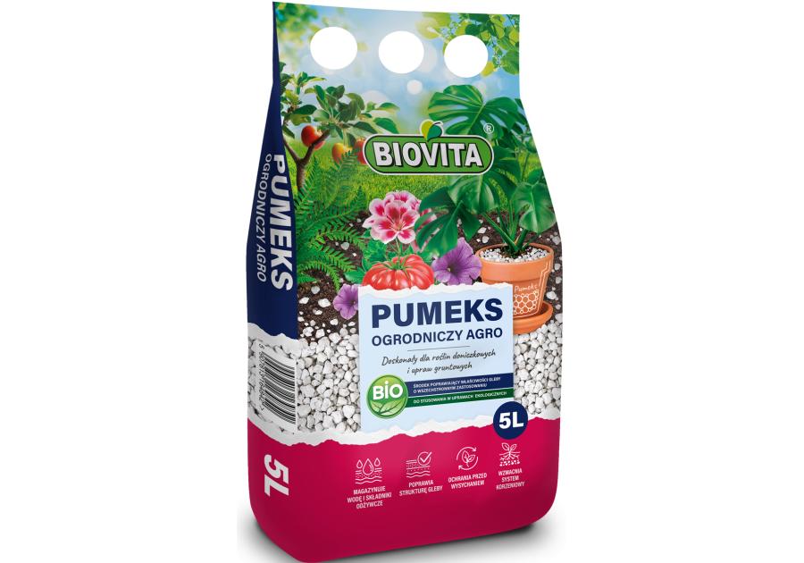 Zdjęcie: Pumeks ogrodniczy Agro 5 L BIOVITA