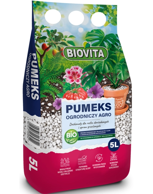 Zdjęcie: Pumeks ogrodniczy Agro 5 L BIOVITA