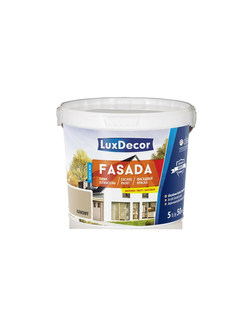 Zdjęcie: Farba fasadowa kawowa 5 L LUXDECOR