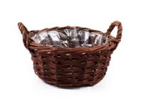 Zdjęcie: Komplet koszy wiklinowych 27x27 cm/31x31 cm - 2 szt. TIN TOURS