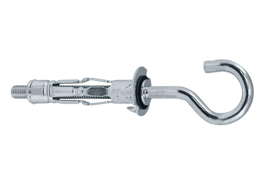 Zdjęcie: Kołek stalowy Molly z hakiem prostym MHS 4x32 mm  - 100 szt. WKRĘT-MET