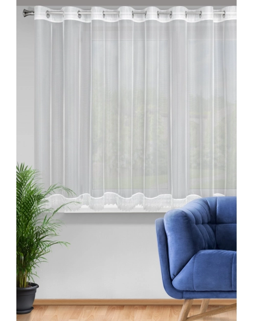 Zdjęcie: Firana gotowa Sari 300x145 cm biały EUROFIRANY