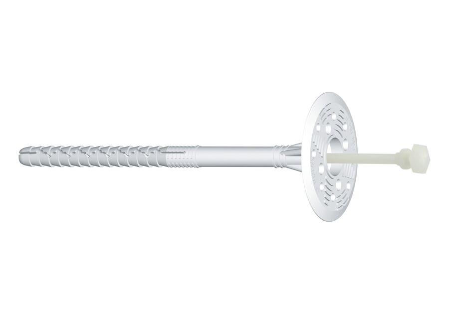 Zdjęcie: Kołek styropianowy łącznik wbijany z trzpieniem stalowym LFN 10x160 mm  - 200 szt. WKRĘT-MET