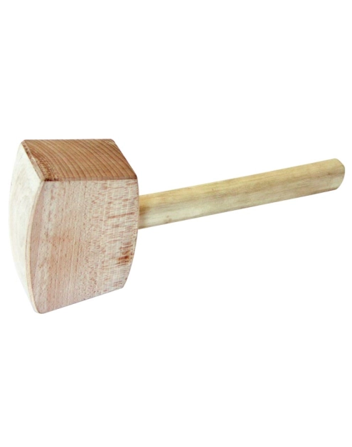 Zdjęcie: Młotek drewniany stolarski kwadratowy 500 g PROFIX