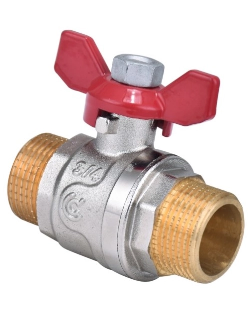 Zdjęcie: Zawór kulowy z/z 3/4" z motylkiem CALIDO