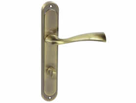 Klamka Fly Eco M3 brąz grafiatto WC72 prawa DOMINO