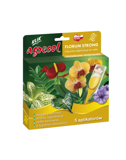 Zdjęcie: Odżywka witaminowa dla roślin Florum Strong 5 x 0,03 L AGRECOL