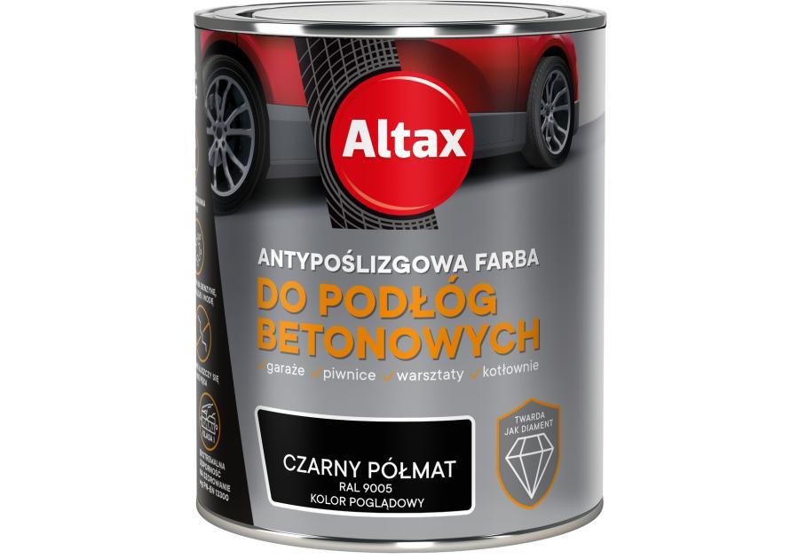 Zdjęcie: Farba do podłóg betonowych 0,75 L czarny półmat ALTAX