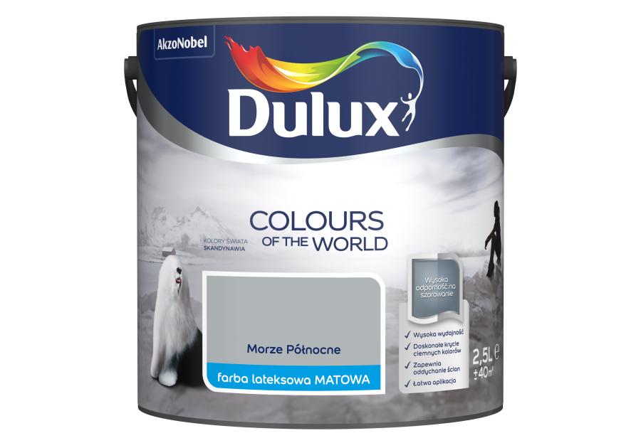 Farba do wnętrz Kolory Świata 2,5 L Morze Północne DULUX