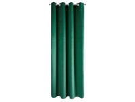 Zdjęcie: Zasłona gotowa Pierre 140x250 cm ciemnozielony EUROFIRANY