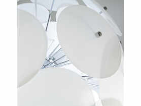 Lampa wisząca Clio 6736/3 8C WHITE GL ELEM