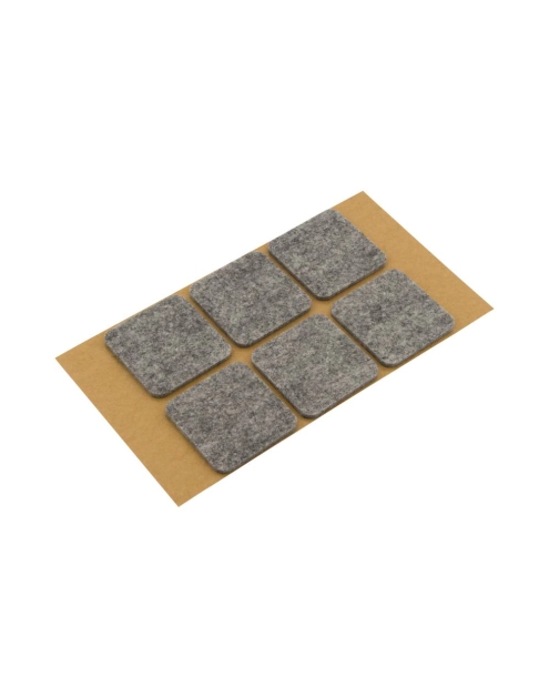 Zdjęcie: Podkładki filcowe samoprzylepne szare 40x40 mm METRO