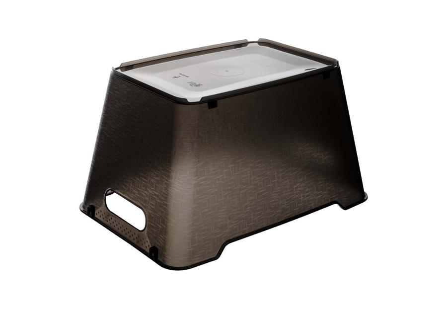 Zdjęcie: Pojemnik lifestyle-box lotta 12 L crystal grey transparent KEEEPER