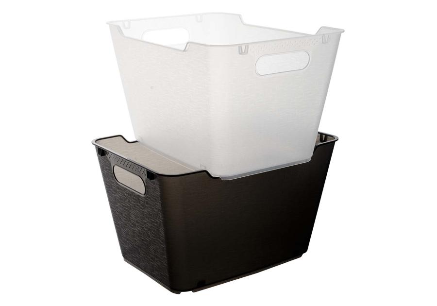 Zdjęcie: Pojemnik lifestyle-box lotta 12 L crystal grey transparent KEEEPER