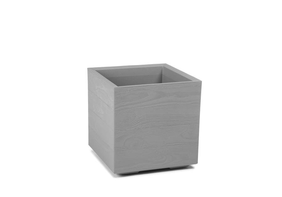 Zdjęcie: Kwietnik Karo 300x300x300 mm deska recycled, szary LAMELA