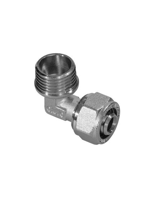 Zdjęcie: Złączka skręcana kolano wkrętne 16x3/4" gz DURO SYSTEM