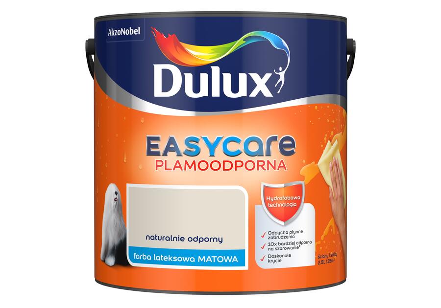 Zdjęcie: Farba do wnętrz EasyCare 2,5 L naturalnie odporny DULUX