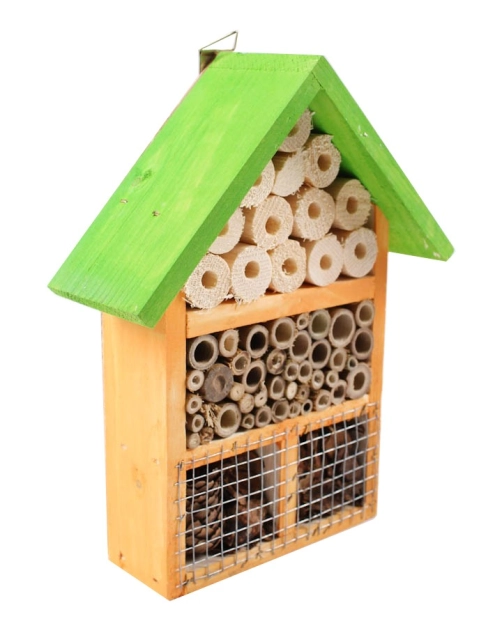 Zdjęcie: Domek dla owadów Pszczoły Murarki 17x9x29 cm TIN TOURS