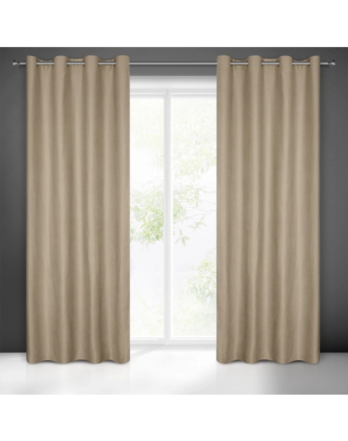 Zdjęcie: Zasłona gotowa Ada 140x250 cm kremowy EUROFIRANY