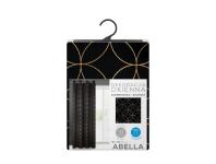 Zdjęcie: Zasłona gotowa Abella 135x250 cm czarny EUROFIRANY