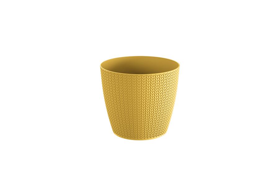 Zdjęcie: Doniczka Wheaty żółty indyjski 19 cm PROPERPLAST