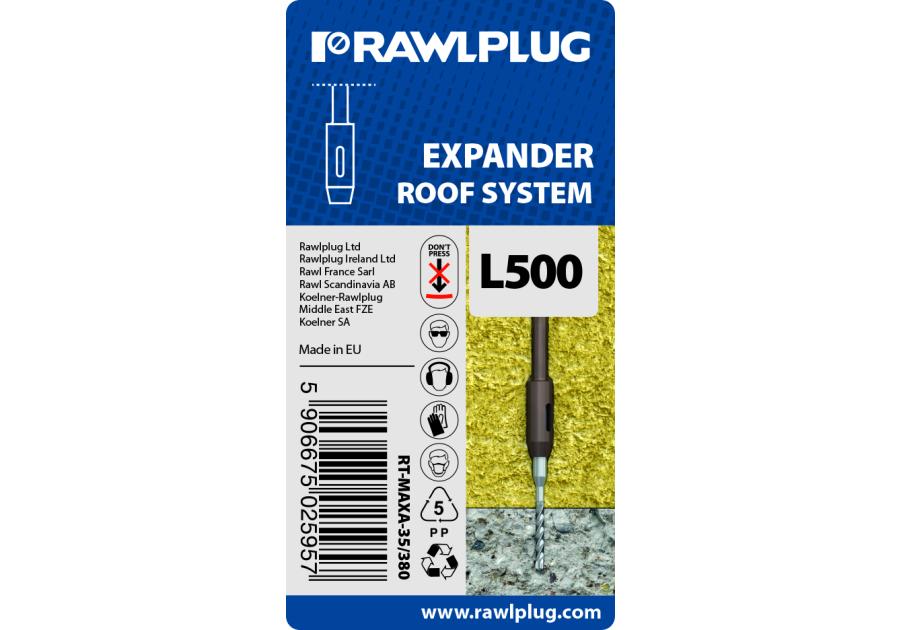 Zdjęcie: Adapter roofsystem sds + wybijak 500 mm RAWLPLUG