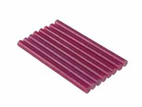 Klej uniwersalny różowy brokat, 8 sztuk, 7-8x100 mm DEDRA
