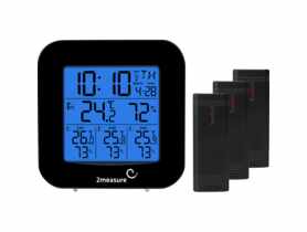 Stacja pogody - elektroniczna, 3 czujniki, termometr, higrometr 2MEASURE