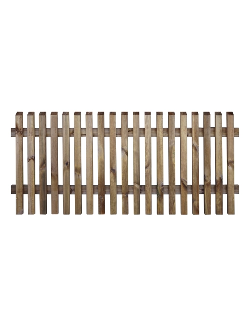 Zdjęcie: Płot sztachetowy Juist 180x80 brąz SOBEX