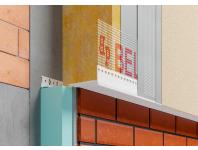 Zdjęcie: Listwa PVC startowa, okapnikowa, podtynkowa z siatką i z regulowaną półką BP30 S LUX N BELLA PLAST