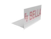 Zdjęcie: Listwa PVC startowa, okapnikowa, podtynkowa z siatką i z regulowaną półką BP30 S LUX N BELLA PLAST
