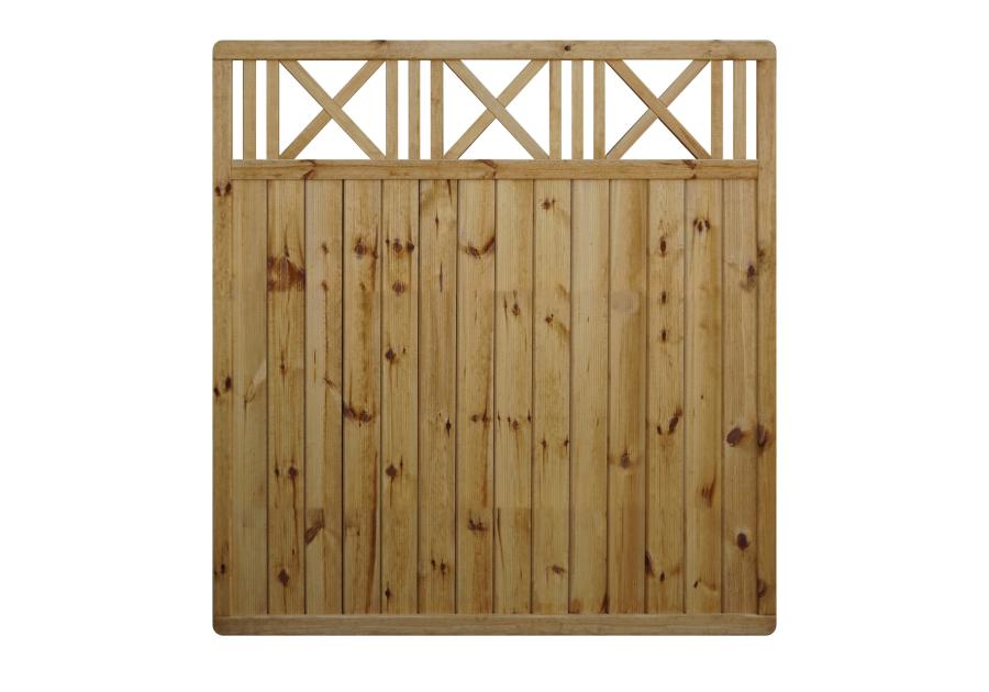 Zdjęcie: Płot ażurowy Excellent Max 180x180 dąb SOBEX